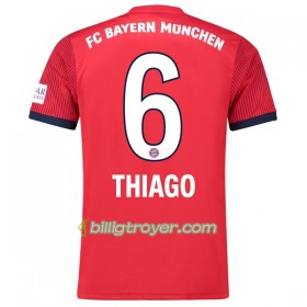 Billige Fotballdrakter FC Bayern München Thiago 6 Hjemmedraktsett 2018/19 Kortermet